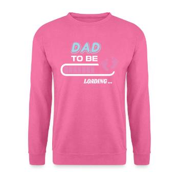 zukünftiger Vater. Warten Sie auf Geburtsgeschenk - Unisex Pullover - Pink - Vorne