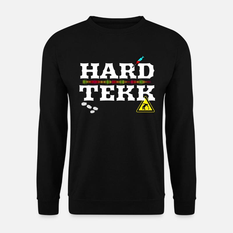 HARD TEKK - Unisex Pullover - Schwarz