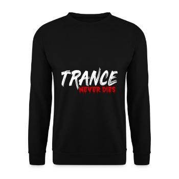 La transe ne meurt jamais - Sweat-shirt Unisexe - noir - Devant - Alina (178cm) & Michal (187cm)