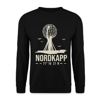Nordkapp cap nord nordkap norvege - Sweat-shirt Unisexe - noir - Devant - Alina (178cm) & Michal (187cm)