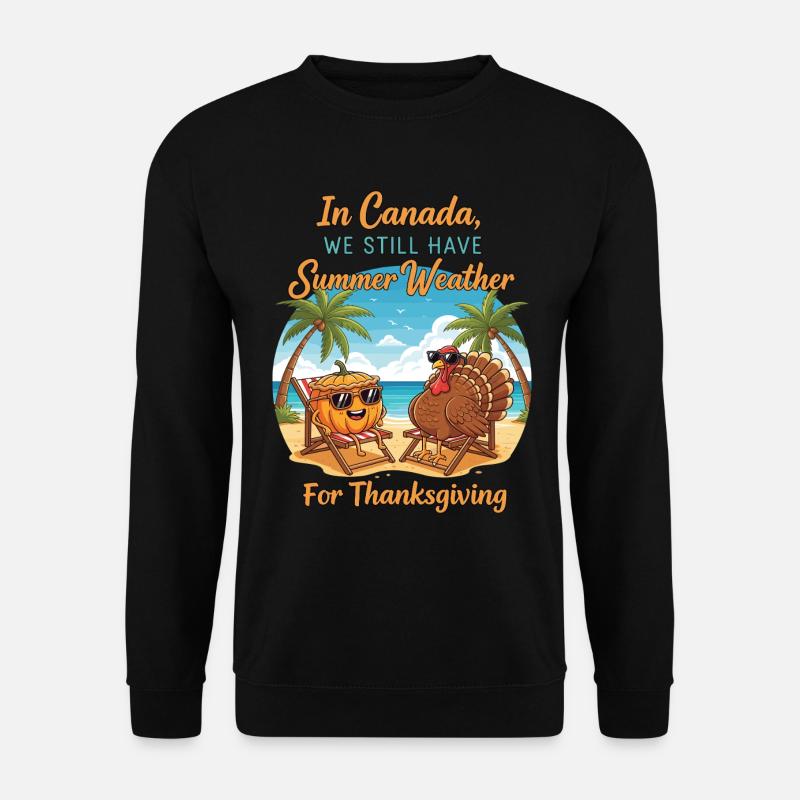 Sommer in Kanada - Unisex Pullover - Schwarz