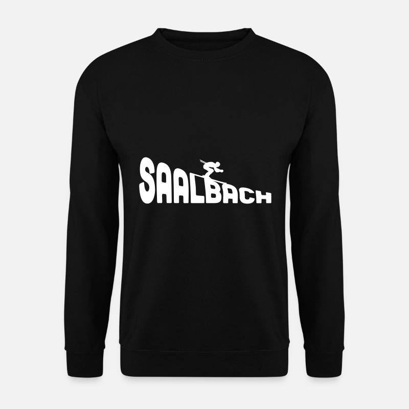 Skiurlaub Saalbach 2019 - Unisex Pullover - Schwarz
