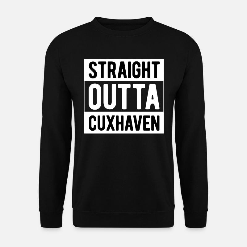 Cuxhaven straight outta Cuxhaven - Unisex Sweatshirt - black