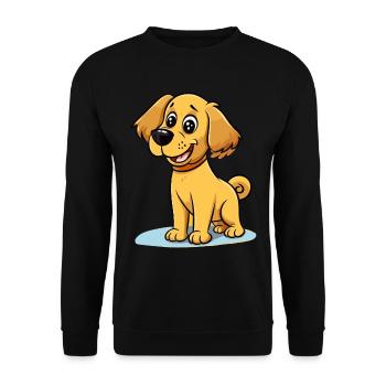Conception de chien mignon pour les propriétaires de chiens - Sweat-shirt Unisexe - noir - Devant - Alina (178cm) & Michal (187cm)