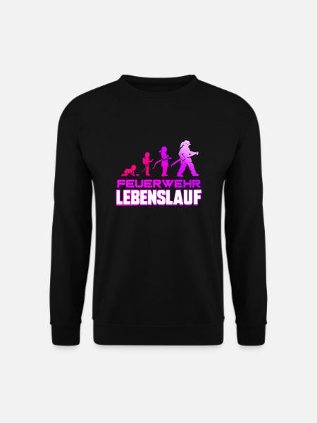 Feuerwehrfrau Geschenk Feuerwehr Ehrenamt - Unisex Pullover - Schwarz