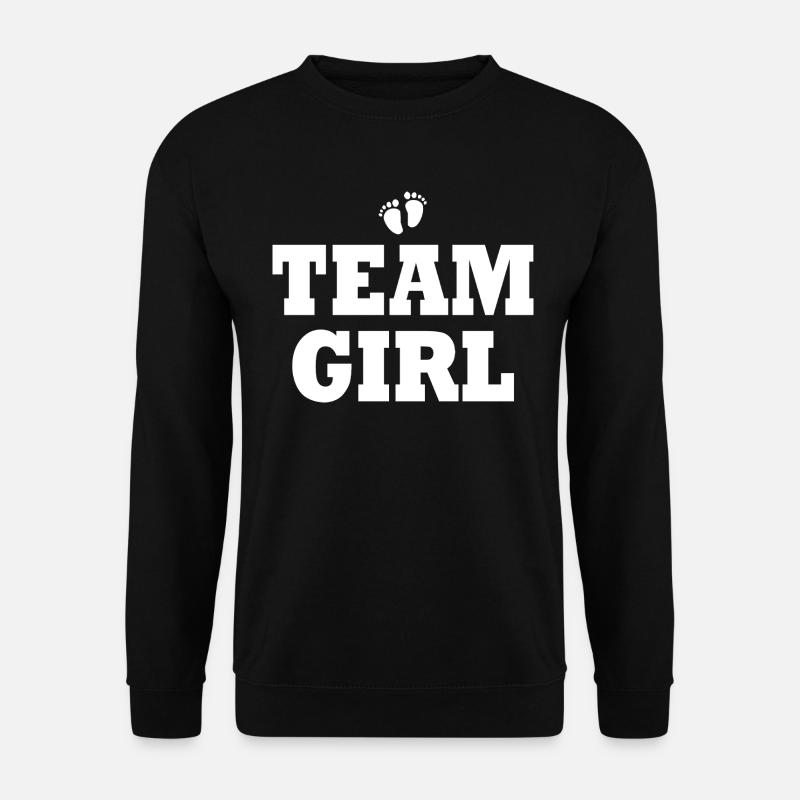 Team girl - Unisex Pullover - Schwarz