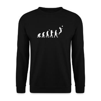 Volleyball Evolution - Unisex Pullover - Schwarz - Vorne - Alina (178cm) & Michal (187cm)