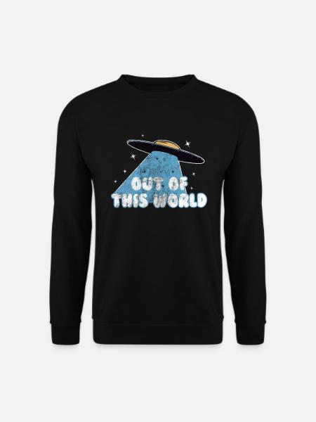Ufo Alien - Unisex Pullover - Schwarz
