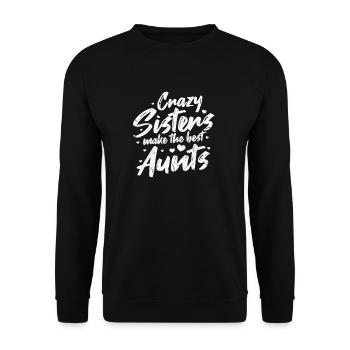 crazy grunge - Sweat-shirt Unisexe - noir - Devant - Alina (178cm) & Michal (187cm)