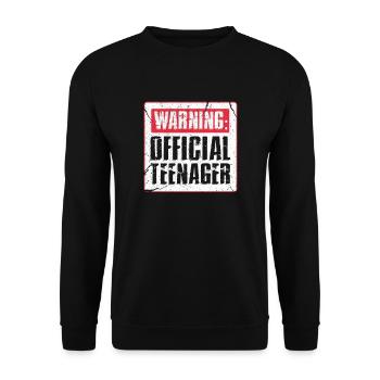 Cadeau d'anniversaire 13 ans 13 ans Bday - Sweat-shirt Unisexe - noir - Devant - Alina (178cm) & Michal (187cm)