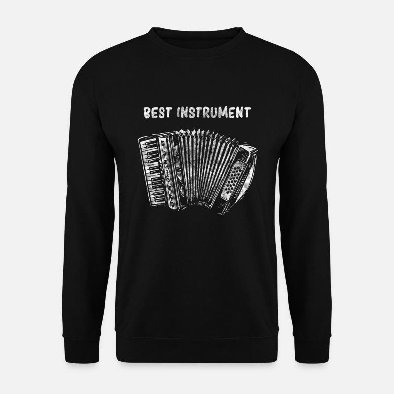 Akkordeon - Unisex Pullover - Schwarz