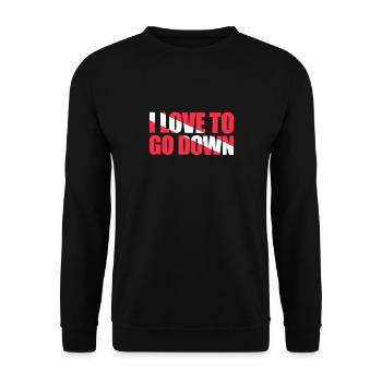 Diver Diver Diving Scuba Diving Gift - Sweat-shirt Unisexe - noir - Devant - Alina (178cm) & Michal (187cm)