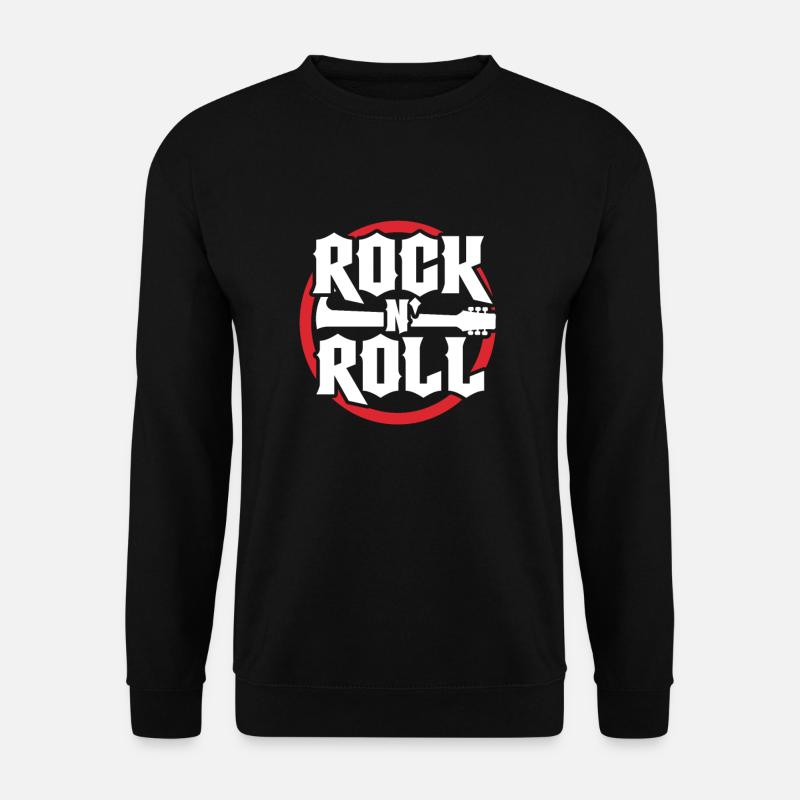 Rock And Roll - Unisex Pullover - Schwarz