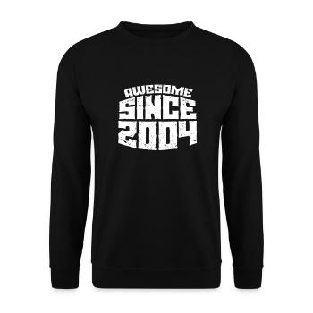 2004 - Unisex Sweatshirt - black - Front - Alina (178cm) & Michal (187cm)