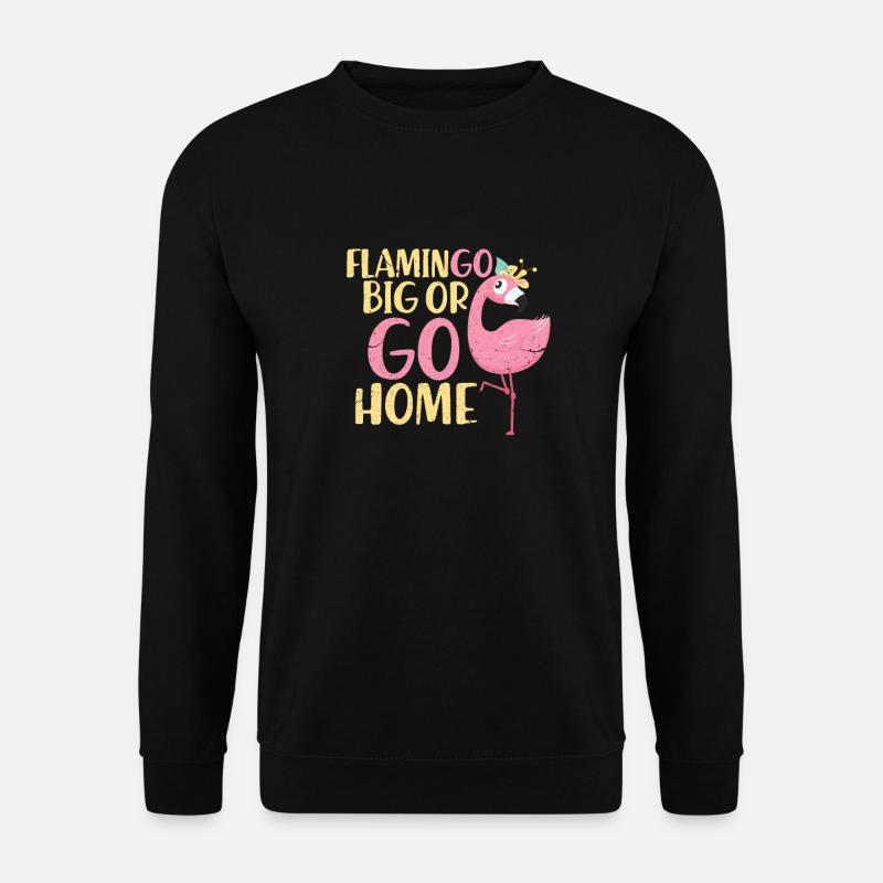 Flamingo - Unisex Pullover - Schwarz