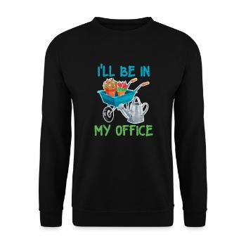 Jardinage - Sweat-shirt Unisexe - noir - Devant - Alina (178cm) & Michal (187cm)