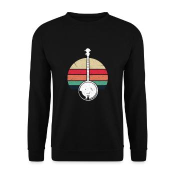 Banjo - Unisex Sweatshirt - black - Front - Alina (178cm) & Michal (187cm)