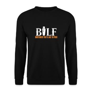 Bartender Bar Drink Cocktail Bartender Gift - Unisex Sweatshirt - black - Front - Alina (178cm) & Michal (187cm)