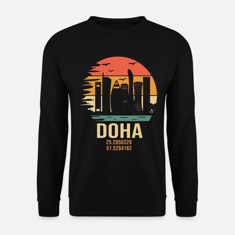 Katar Doha Doha Katar - Unisex Pullover - Schwarz