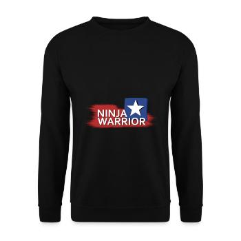 Ninja Warrior - Unisex Sweatshirt - black - Front - Alina (178cm) & Michal (187cm)