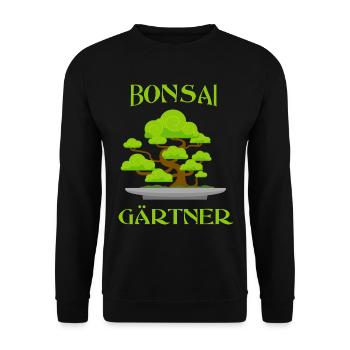 Bonsai - Unisex Pullover - Schwarz - Vorne - Alina (178cm) & Michal (187cm)
