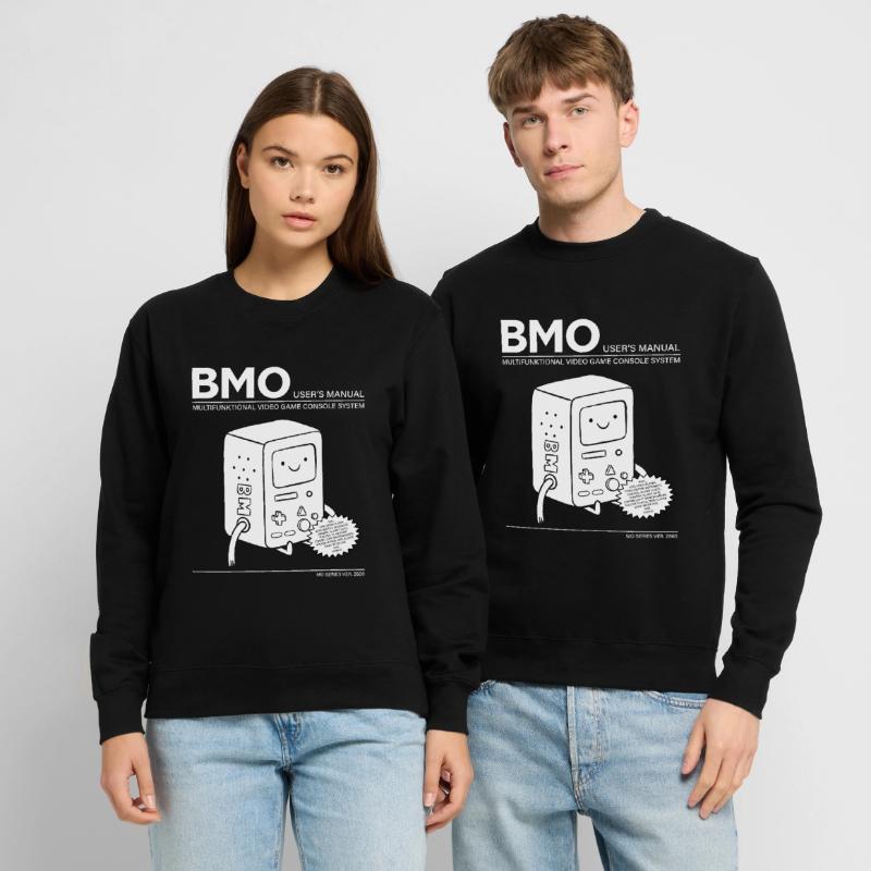Adventure Time BMO Beemo Manuel D'Utilisation Sweat-shirt Unisexe