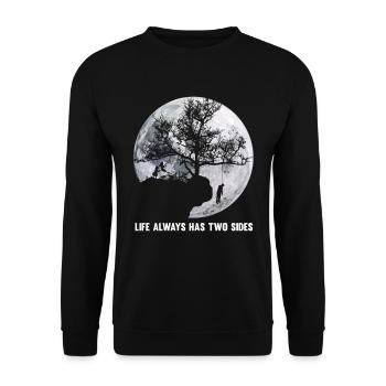 Depression - Unisex Pullover - Schwarz - Vorne - Alina (178cm) & Michal (187cm)