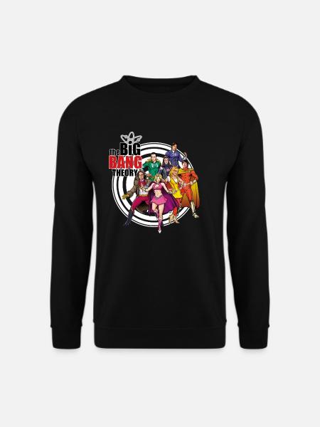 The Big Bang Theory Bazinga Comic Group - Unisex Sweatshirt - black