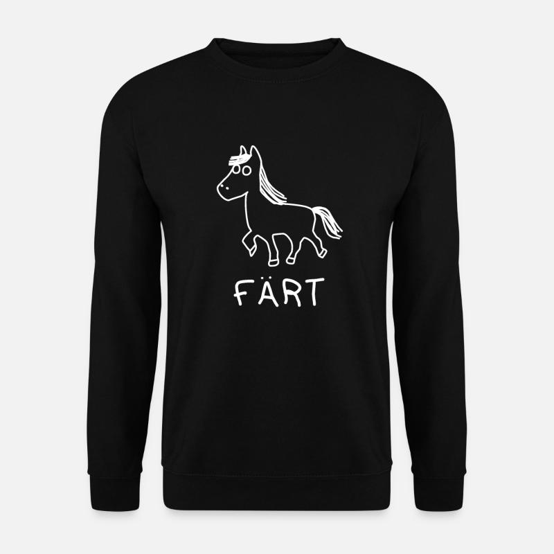 Färt | Pferd | Pony - Unisex Pullover - Schwarz