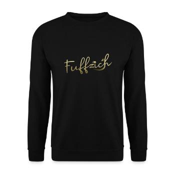 50 Geburtstag | Geboren 1970 | Fuffzich | Fünfzig - Unisex Pullover - Schwarz - Vorne - Alina (178cm) & Michal (187cm)