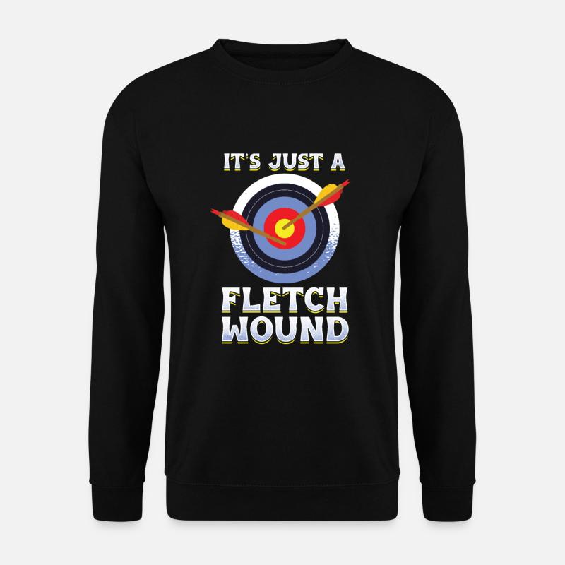 Archer tir à l’arc avec flèche et arc - Sweat-shirt Unisexe - noir