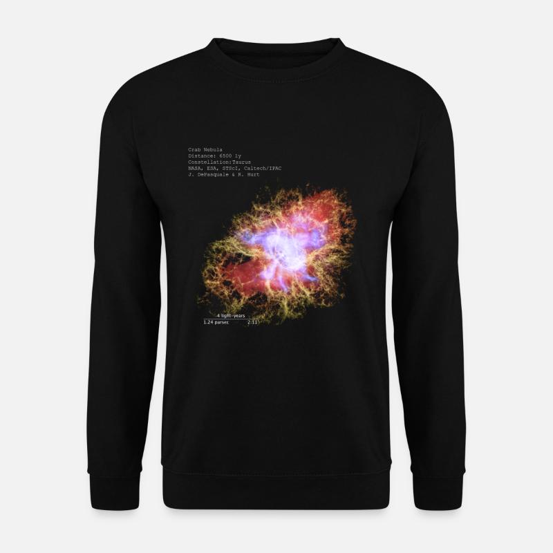 Crab Nebula - Sweat-shirt Unisexe - noir