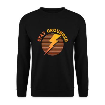 Elektriker Spruch Geschenk Elektriker - Unisex Pullover - Schwarz - Vorne - Alina (178cm) & Michal (187cm)