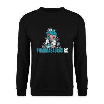 Pharmacist Gift, Pharmacy Pharmacy, Pharmacist - Unisex Sweatshirt - black - Front - Alina (178cm) & Michal (187cm)