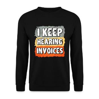 Comptable Cadeau Profession Finance Conseiller Fiscal - Sweat-shirt Unisexe - noir - Devant - Alina (178cm) & Michal (187cm)