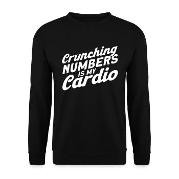 Comptable Cadeau Profession Finance Conseiller Fiscal - Sweat-shirt Unisexe - noir - Devant - Alina (178cm) & Michal (187cm)