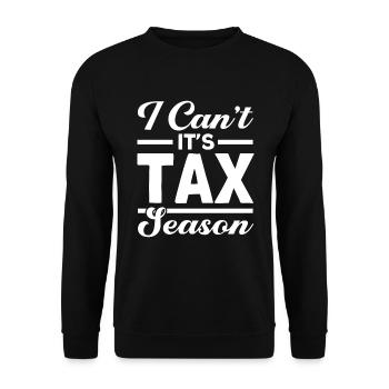 Comptable Cadeau Profession Finance Conseiller Fiscal - Sweat-shirt Unisexe - noir - Devant - Alina (178cm) & Michal (187cm)