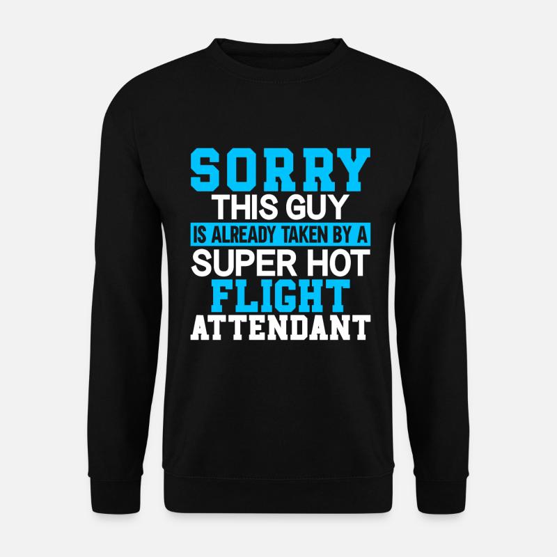 Flugbegleiter Stewardess Cabin Crew - Unisex Pullover - Schwarz
