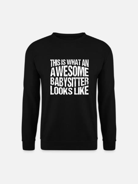 Babysitter Geschenk Babysitting Bester Babysitter - Unisex Pullover - Schwarz