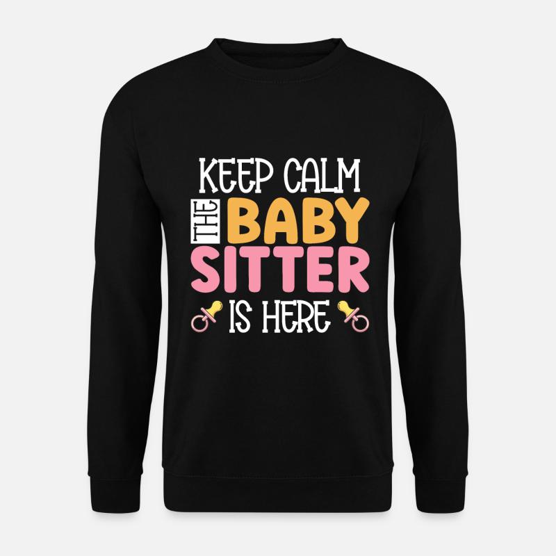 Babysitter Geschenk Babysitting Bester Babysitter - Unisex Pullover - Schwarz