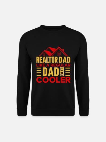 EjendomsmæglerMægler Erhverv Fast ejendom - Unisex sweater - sort