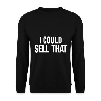 Agent immobilier Courtier Profession Immobilier - Sweat-shirt Unisexe - noir - Devant - Alina (178cm) & Michal (187cm)
