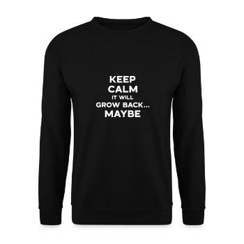 Hairdresser Saying Gift Hair Salon Hairdresser - Unisex Sweatshirt - black - Front - Alina (178cm) & Michal (187cm)