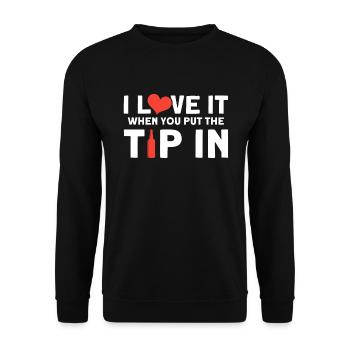 Barkeeper Geschenk Mixologist Spruch Bar - Unisex Pullover - Schwarz - Vorne - Alina (178cm) & Michal (187cm)