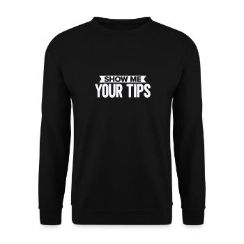 Barkeeper Geschenk Mixologist Spruch Bar - Unisex Pullover - Schwarz - Vorne - Alina (178cm) & Michal (187cm)