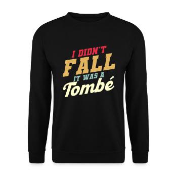 Ballet ballerine danseuse ballet - Sweat-shirt Unisexe - noir - Devant - Alina (178cm) & Michal (187cm)