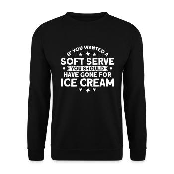 Volleyball Player Gift Funny Volleyball - Unisex Sweatshirt - black - Front - Alina (178cm) & Michal (187cm)