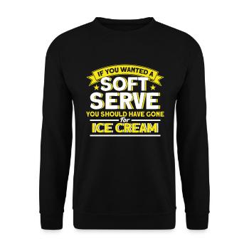 Volleyball Player Gift Funny Volleyball - Unisex Sweatshirt - black - Front - Alina (178cm) & Michal (187cm)