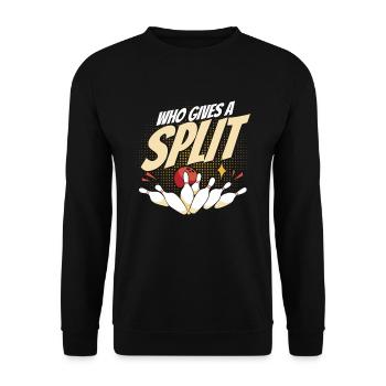 Bowling Team Bowler Bowling - Unisex Pullover - Schwarz - Vorne - Alina (178cm) & Michal (187cm)