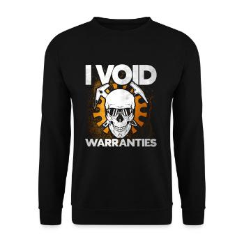 Cadeau de garage mécanique pour mécanicien - Sweat-shirt Unisexe - noir - Devant - Alina (178cm) & Michal (187cm)